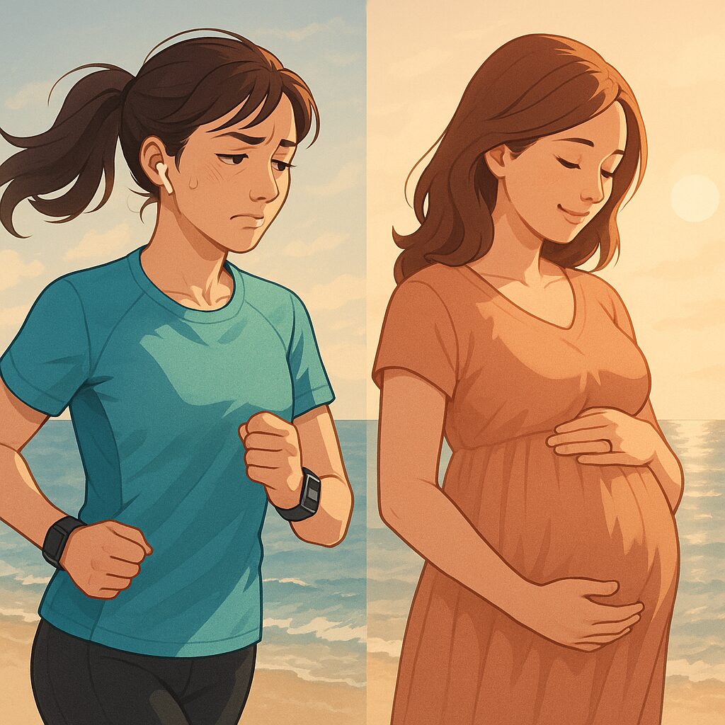 趣味のランニングを優先するか、妊活、妊娠を目指すかいろいろな思いがあります。何が正しいのか、この気持ちを表現することで相手を傷つけるのではないかと不安になります。そんな葛藤を記しました。